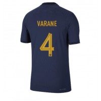 Camiseta Francia Raphael Varane #4 Primera Equipación Mundial 2022 manga corta